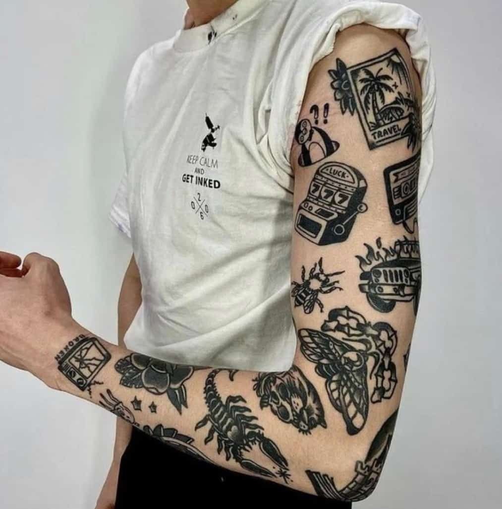 26 Patchwork Tattoo Ideas 2026: Creative Sleeves, Fine Line Designs and Personal Collections