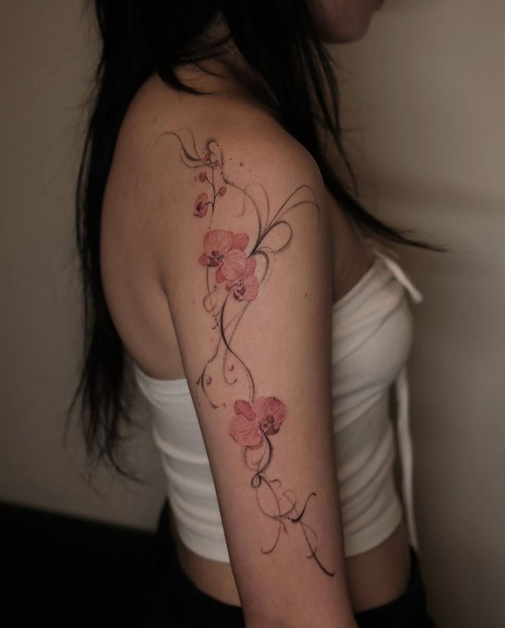28 Elegant Orchid Tattoo Ideas 2026: Fine Line, Color, Minimalist & Floral Designs