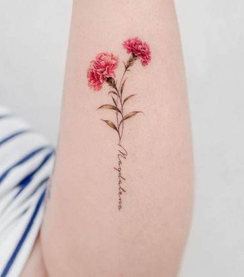 28 Carnation Tattoo Ideas 2026: Delicate Florals, Fine Lines, and Rich Red Ink