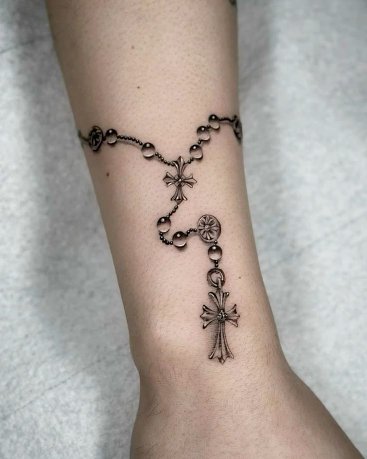 26 Rosary Tattoo Ideas: Meaningful Designs From Dainty Beads to Statement Crosses