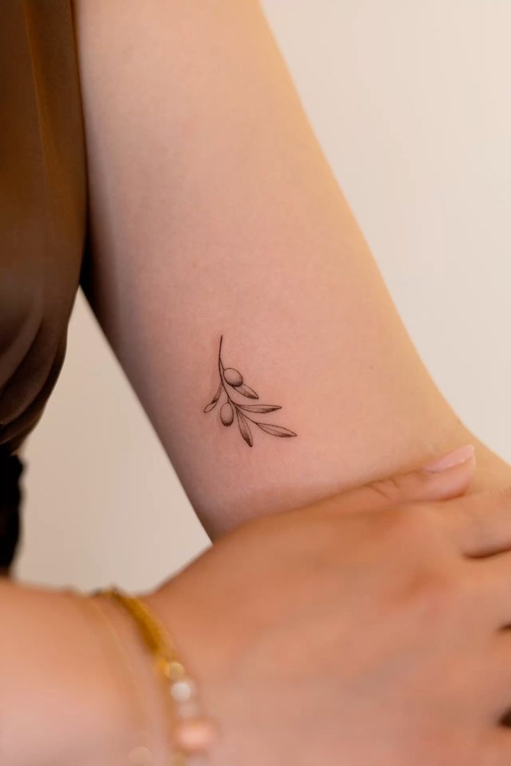 31 Olive Branch Tattoo Ideas 2026: Fine Line, Dainty and Meaningful Designs