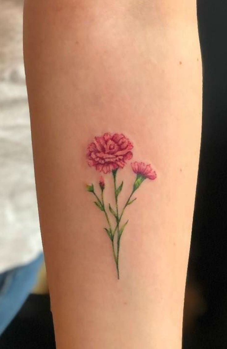 28 Carnation Tattoo Ideas 2026: Delicate Florals, Fine Lines, and Rich Red Ink