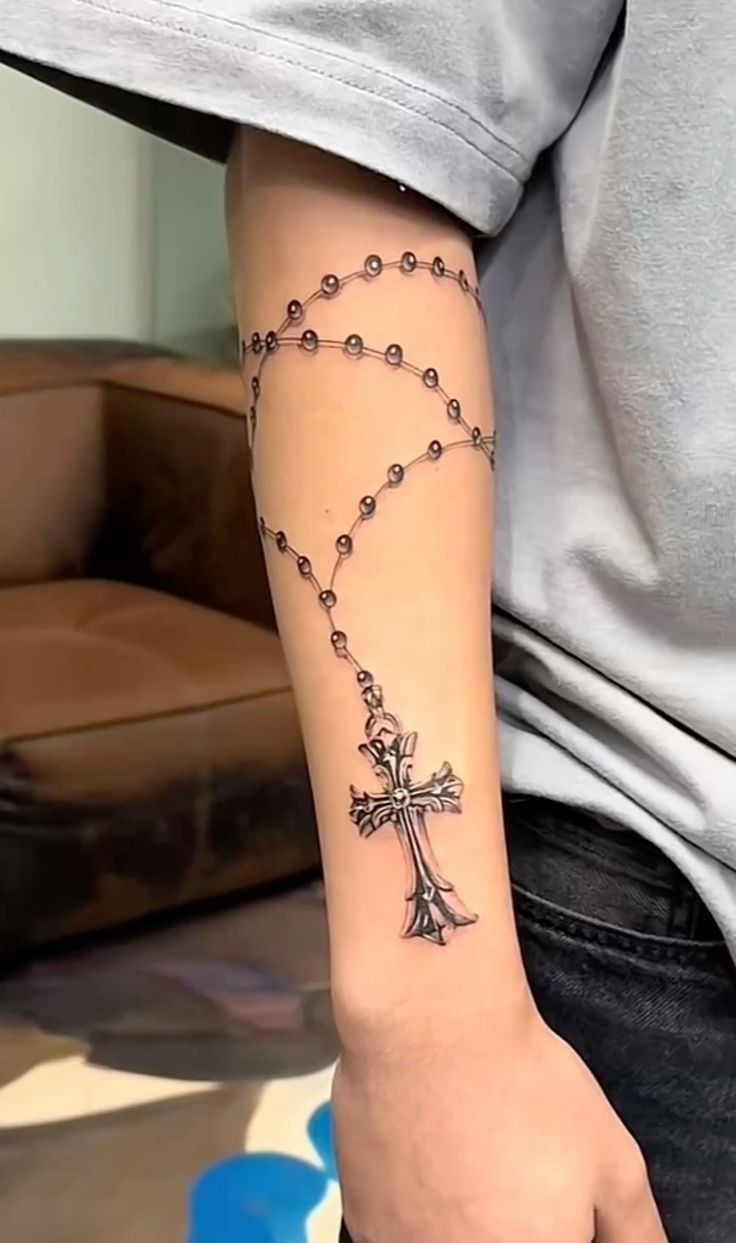 26 Rosary Tattoo Ideas: Meaningful Designs From Dainty Beads to Statement Crosses
