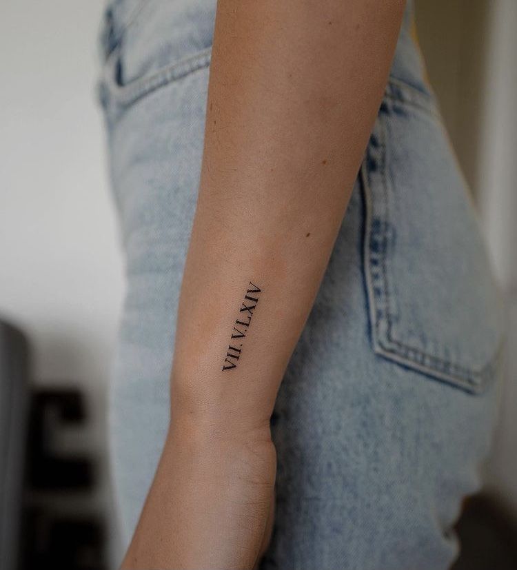 29 Roman Numeral Tattoo Ideas: Timeless Designs for Meaningful Dates and Memories