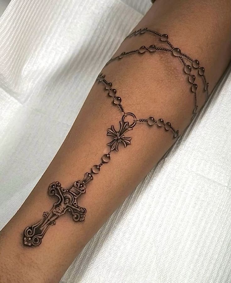 26 Rosary Tattoo Ideas: Meaningful Designs From Dainty Beads to Statement Crosses