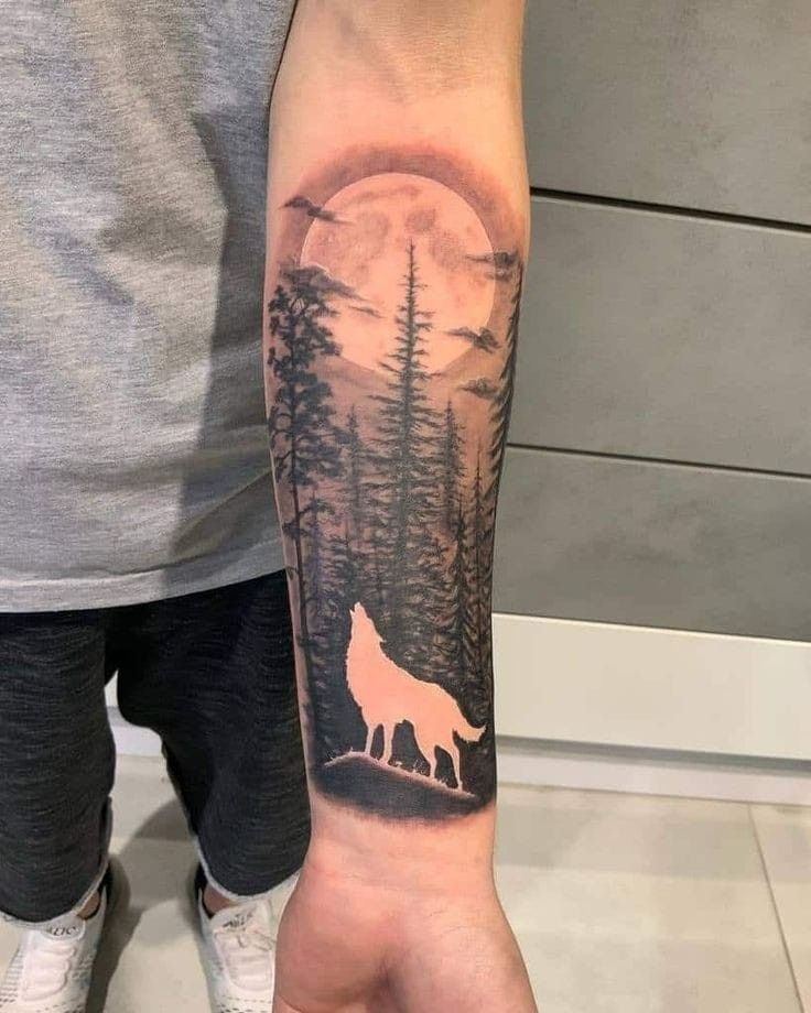 28 Forest Tattoo Ideas: From Misty Pine Landscapes to Magical Woodland Designs