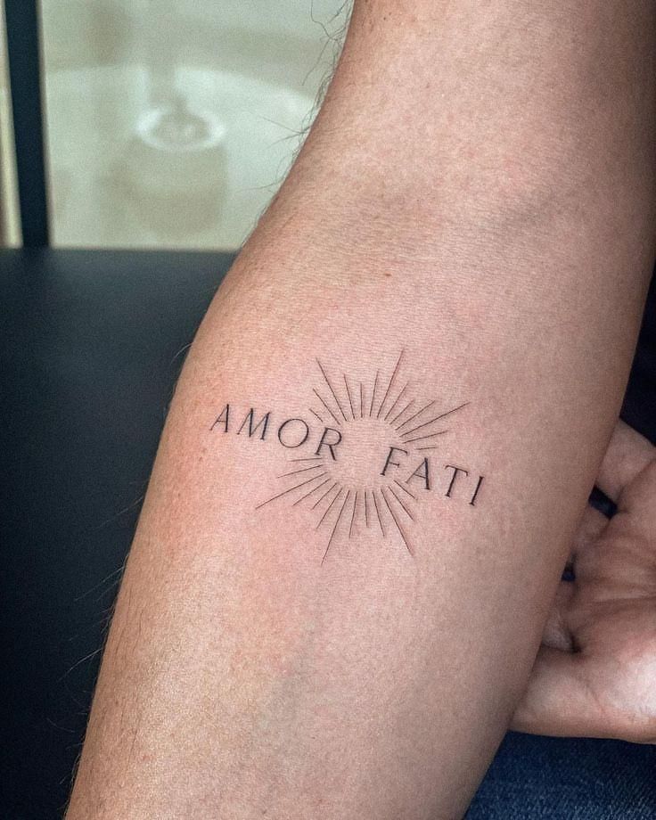 29 Amor Fati Tattoo Ideas: Meaningful Designs for Loving the Life You&rsquo;re Given