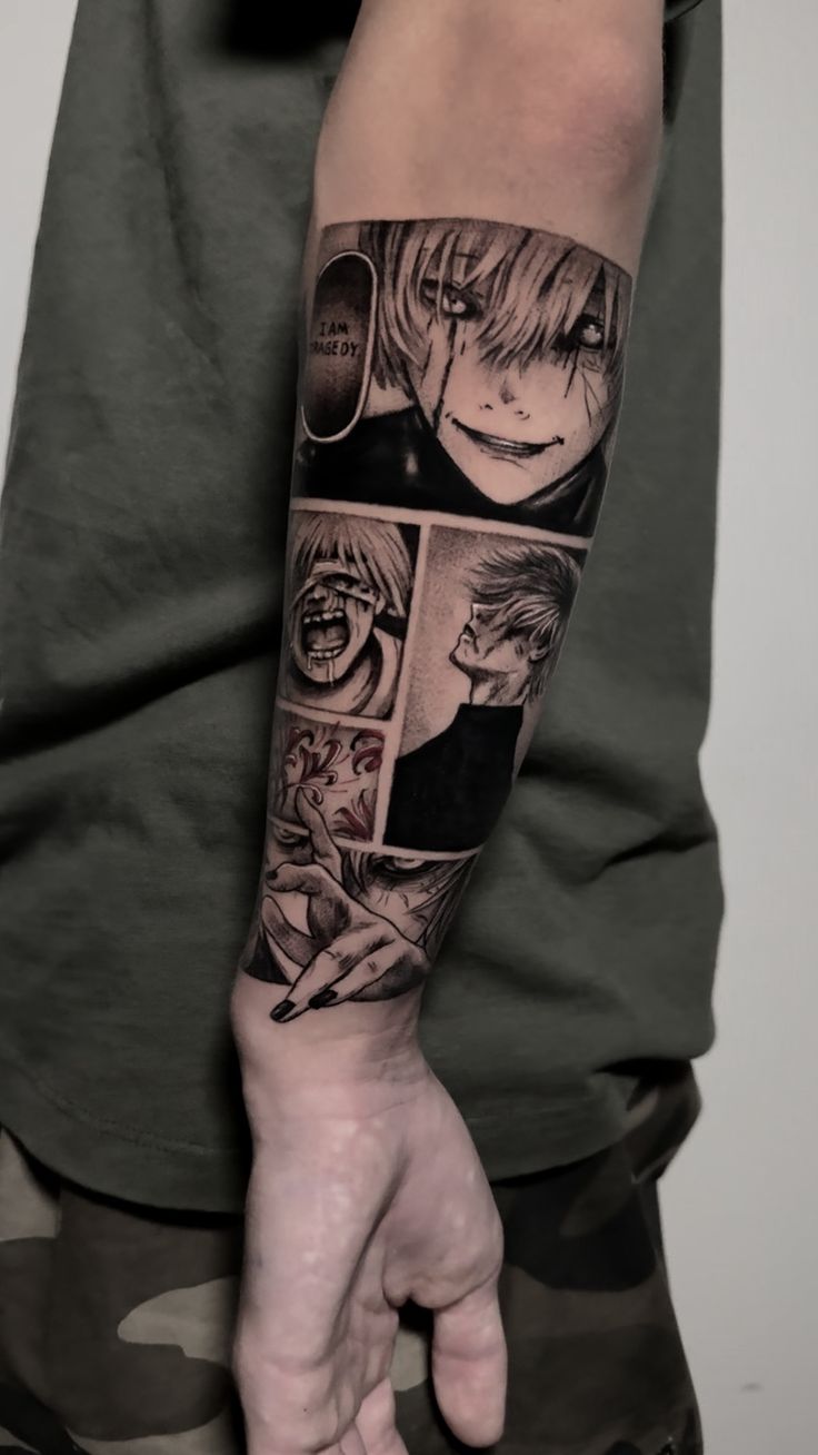 28 Tokyo Ghoul Tattoo Ideas: Dark Manga Art, Spider Lilies, Centipedes and Kaneki-Inspired Designs