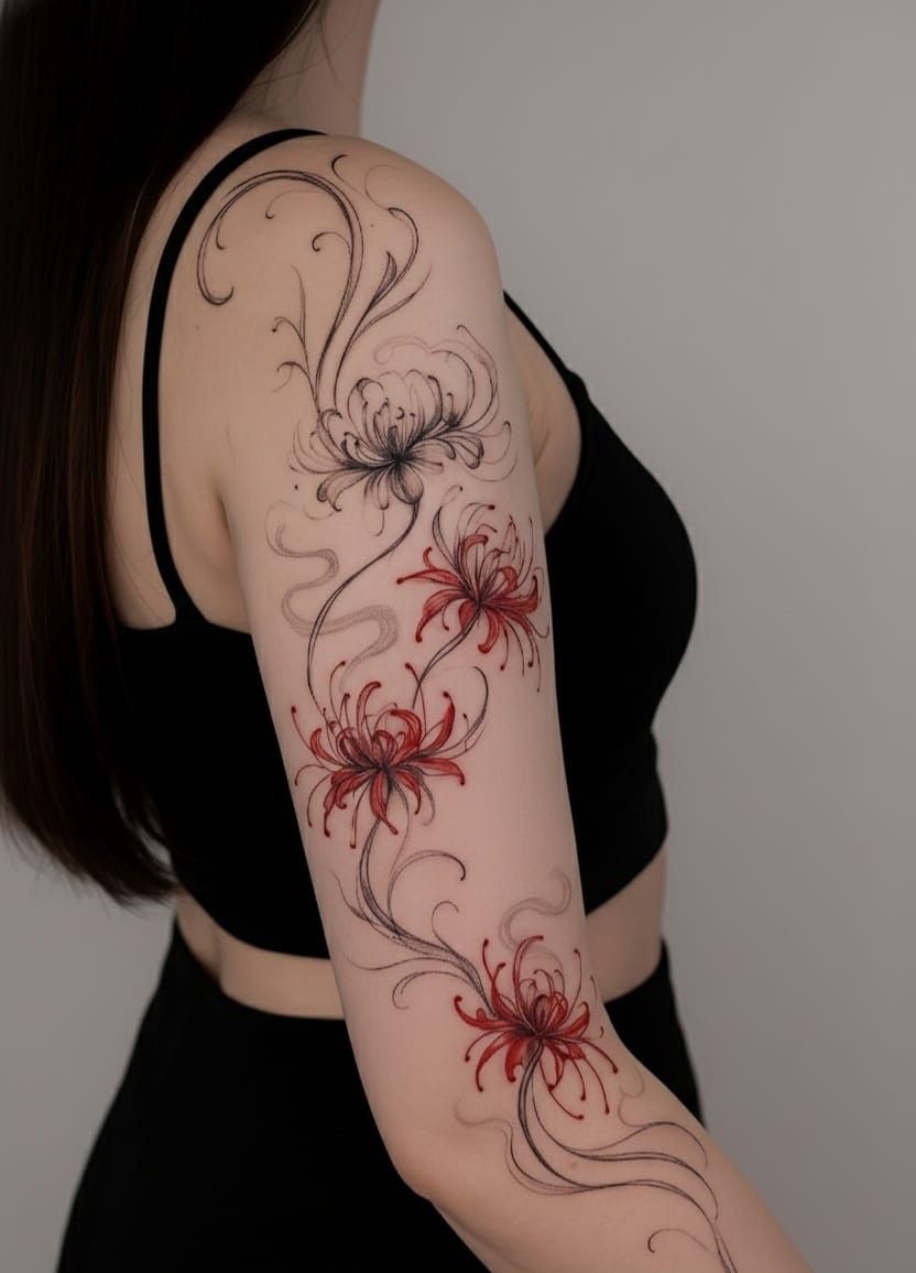 28 Tokyo Ghoul Tattoo Ideas: Dark Manga Art, Spider Lilies, Centipedes and Kaneki-Inspired Designs