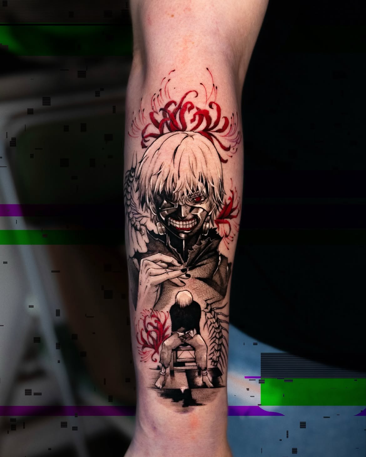28 Tokyo Ghoul Tattoo Ideas: Dark Manga Art, Spider Lilies, Centipedes and Kaneki-Inspired Designs