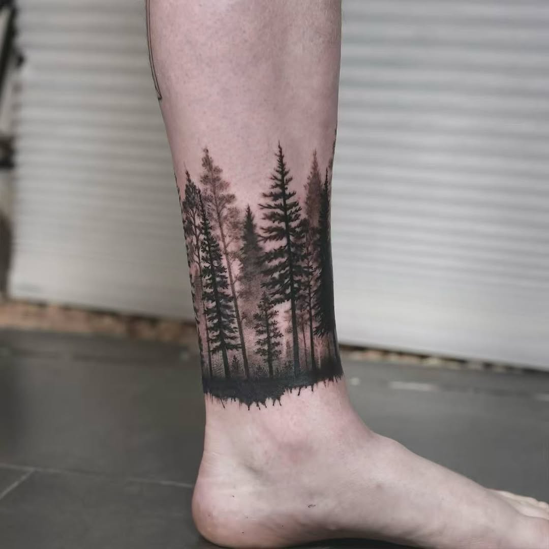28 Forest Tattoo Ideas: From Misty Pine Landscapes to Magical Woodland Designs