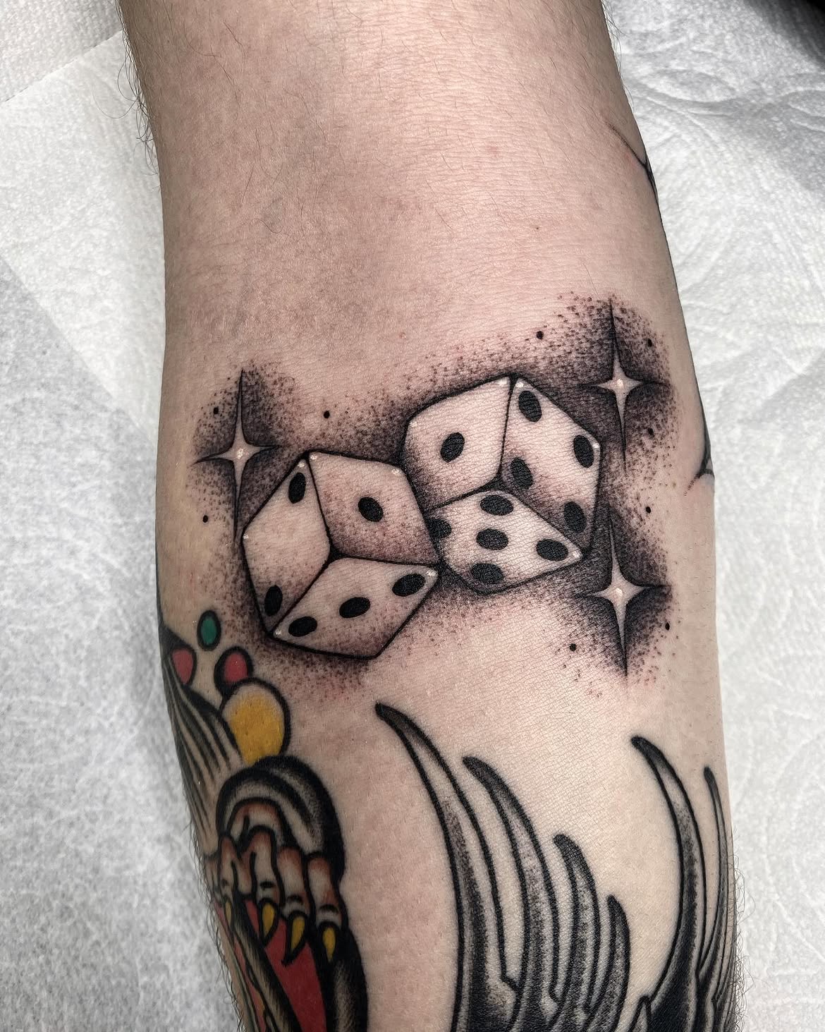 28 Dice Tattoo Ideas: From Lucky Rolls to Hearts, Flames, and Minimalist Designs