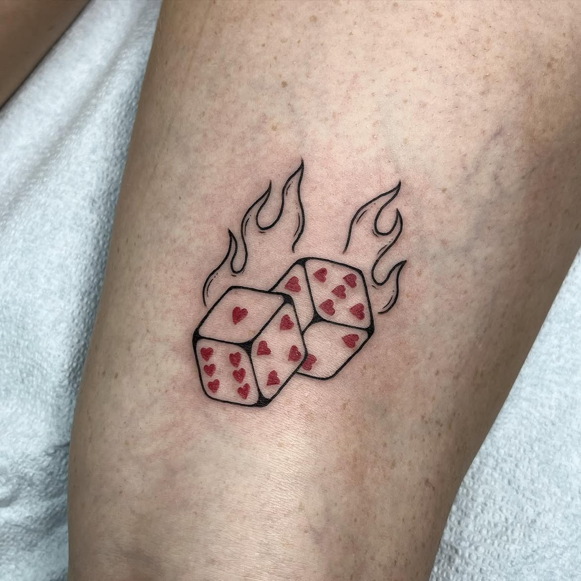 28 Dice Tattoo Ideas: From Lucky Rolls to Hearts, Flames, and Minimalist Designs