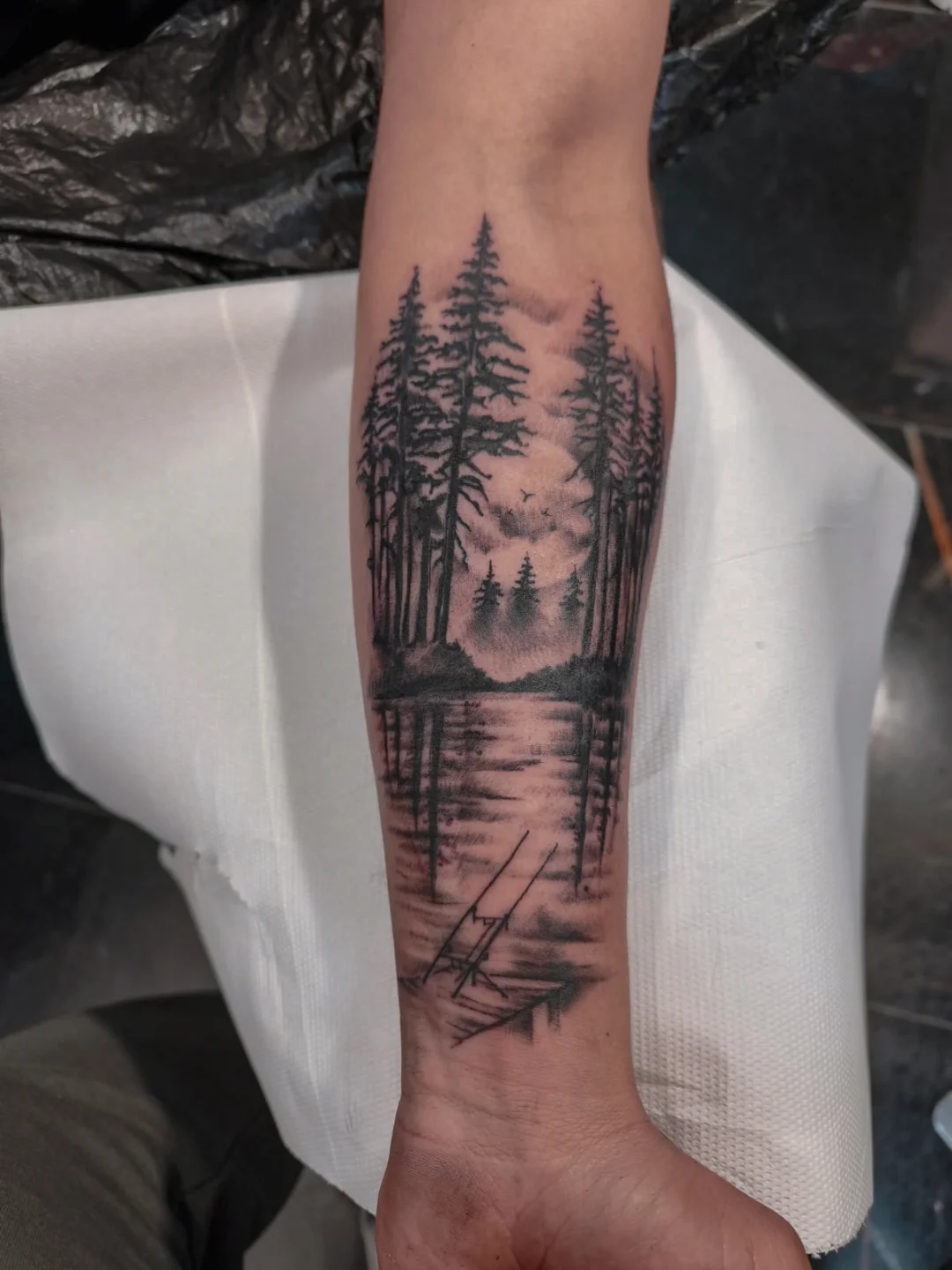 28 Forest Tattoo Ideas: From Misty Pine Landscapes to Magical Woodland Designs