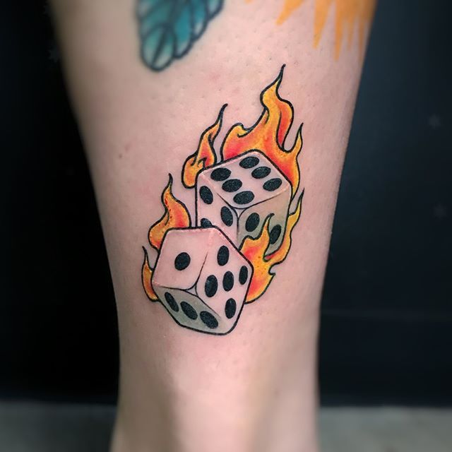 28 Dice Tattoo Ideas: From Lucky Rolls to Hearts, Flames, and Minimalist Designs