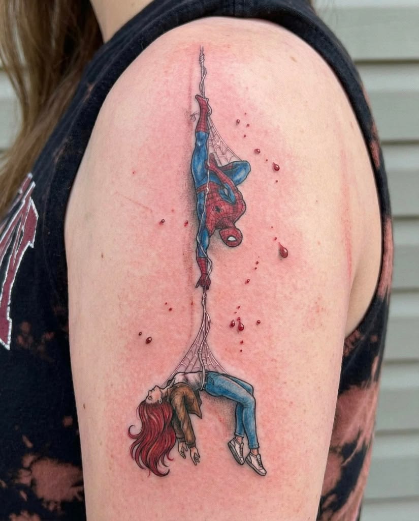 29 Spiderman Tattoo Ideas: From Minimalist Spider Symbols to Dramatic Symbiote Designs