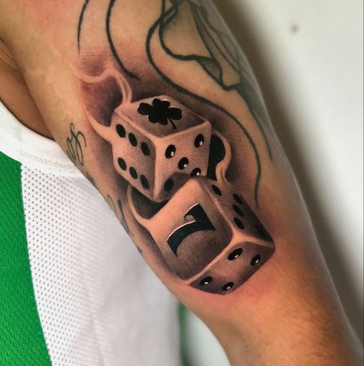 28 Dice Tattoo Ideas: From Lucky Rolls to Hearts, Flames, and Minimalist Designs