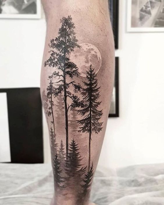 28 Forest Tattoo Ideas: From Misty Pine Landscapes to Magical Woodland Designs