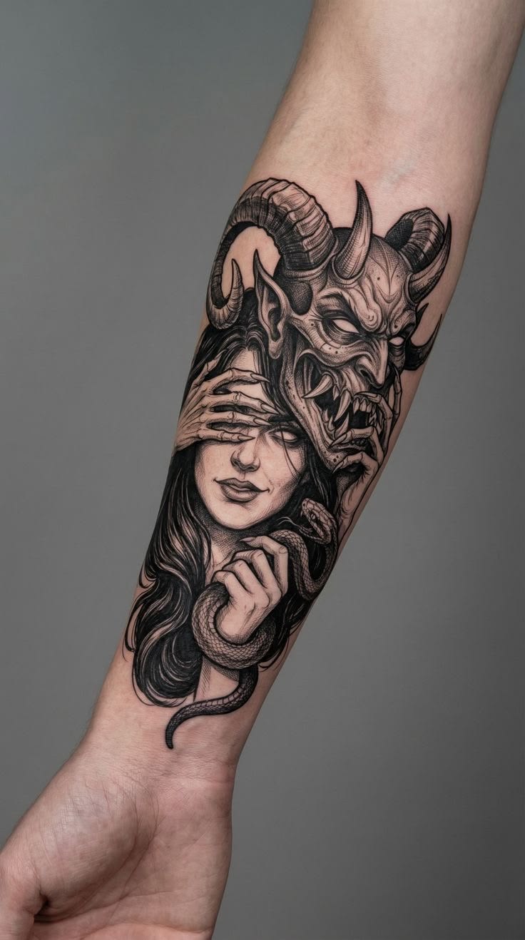 28 Demon Tattoo Ideas: Dark Art, Symbolism, and Striking Designs