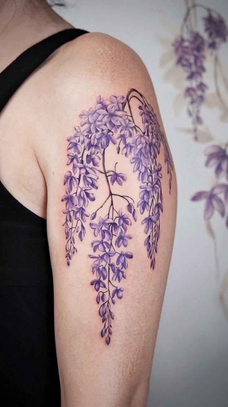 30 Beautiful Wisteria Tattoo Ideas That Capture the Romance of Nature