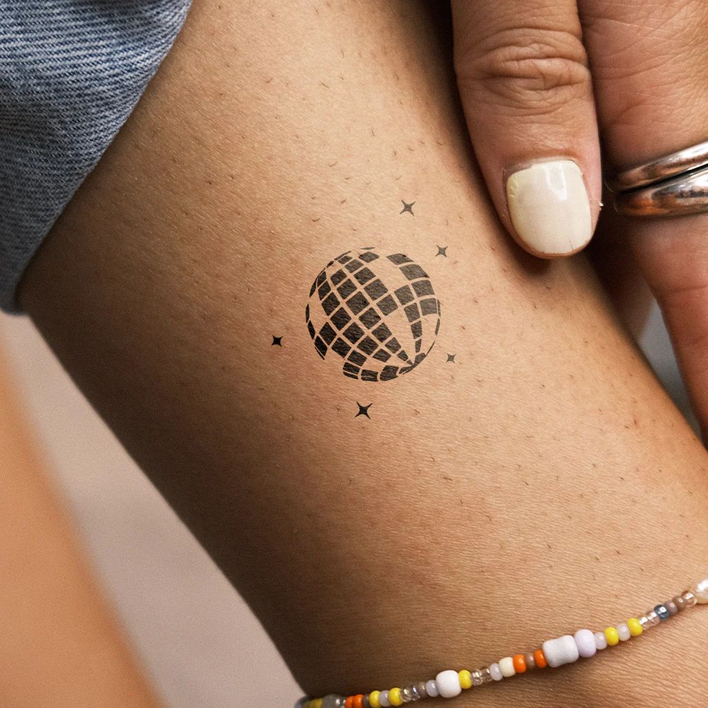 30 Disco Ball Tattoo Ideas: Creative Designs That Bring a Little Sparkle to Your Skin
