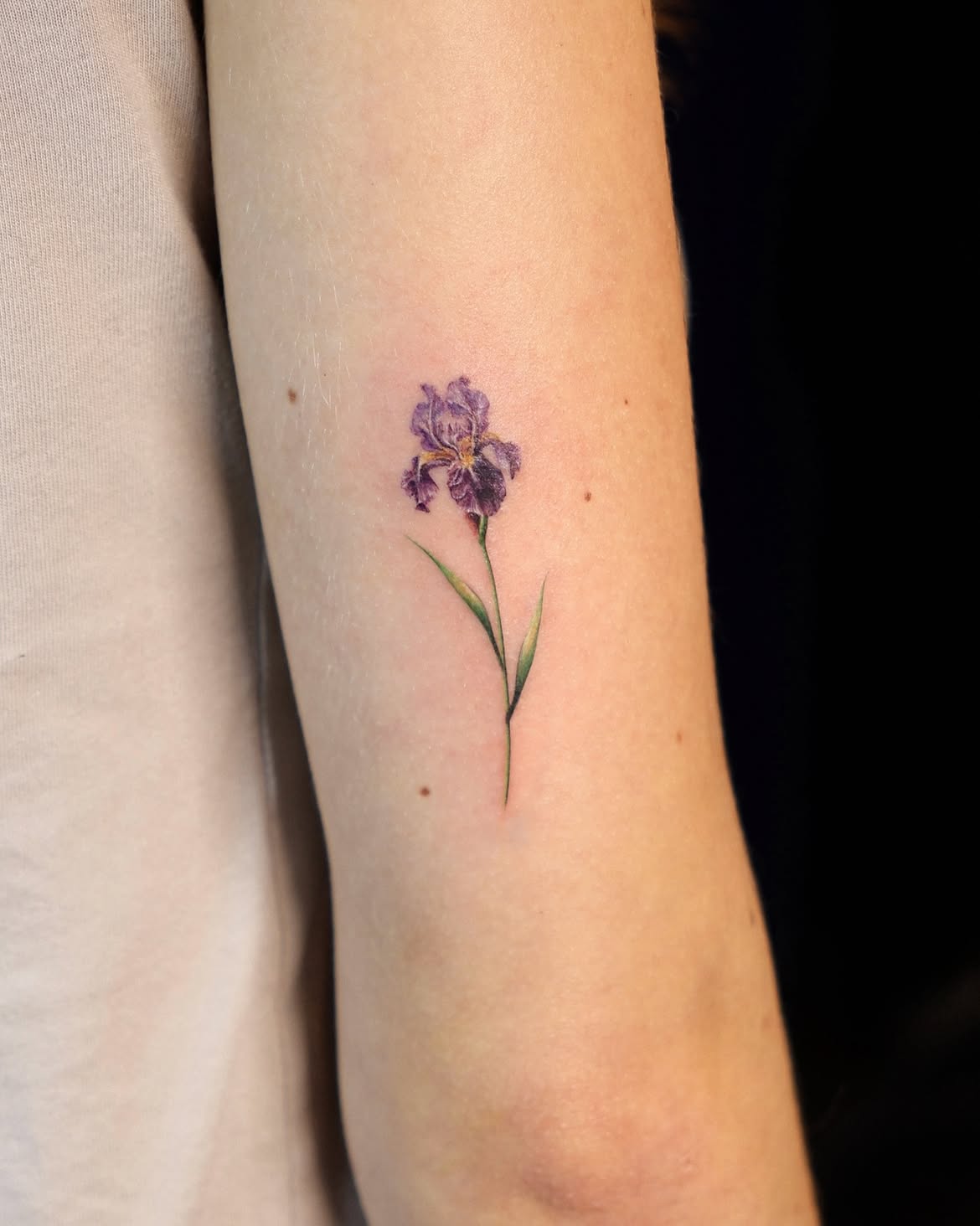 32 Iris Tattoo Ideas: Beautiful Floral Designs From Delicate Fine Line to Bold Color