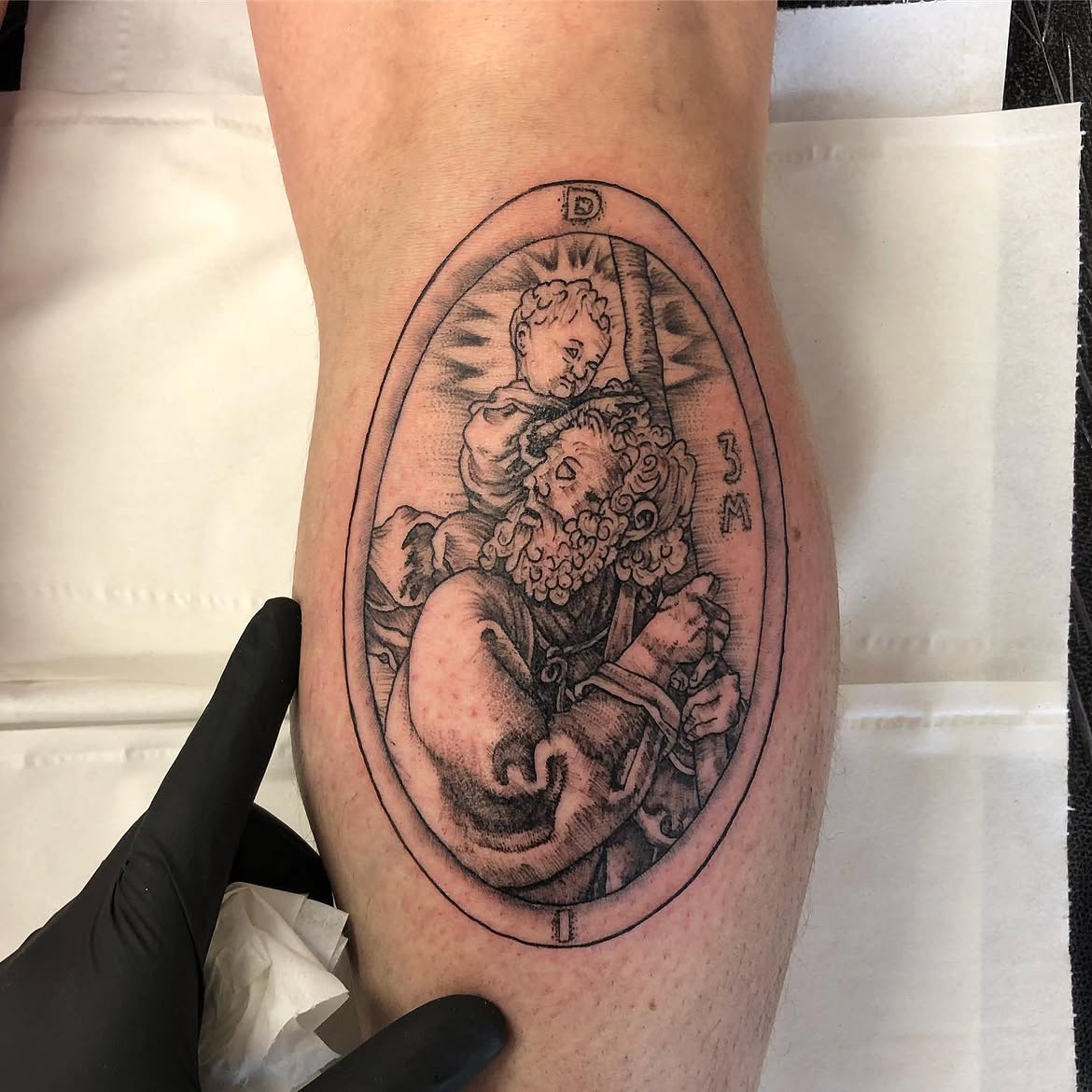 27 Saint Christopher Tattoo Ideas: From Fine Line Protection Symbols to Dramatic Religious Sleeves