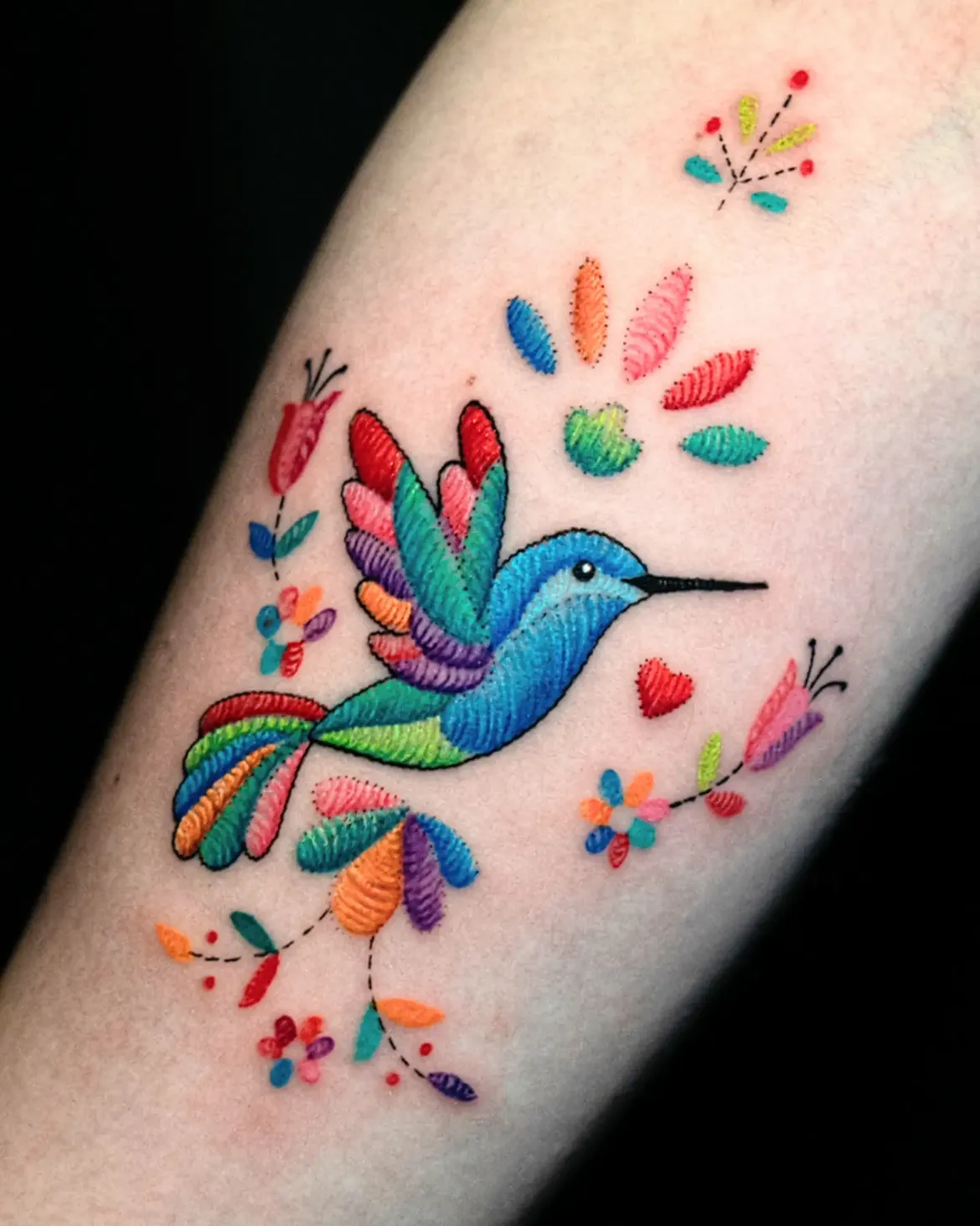 26 Embroidery Tattoo Ideas: Thread-Like Designs That Turn Skin Into Textile Art