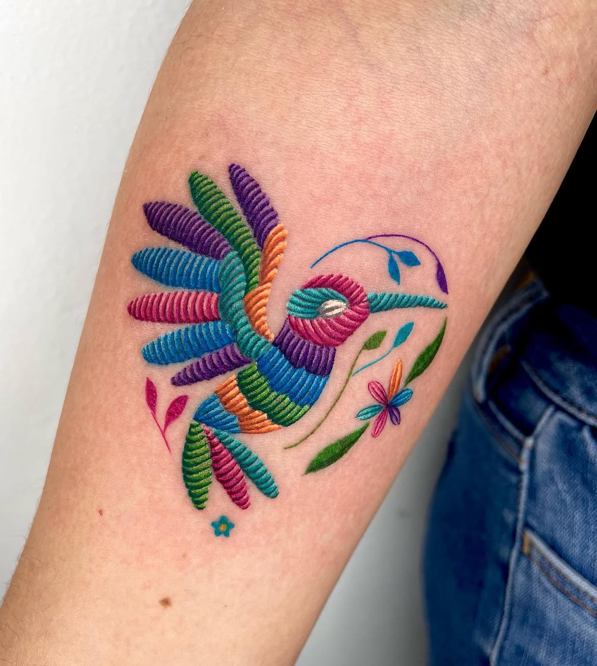 26 Embroidery Tattoo Ideas: Thread-Like Designs That Turn Skin Into Textile Art