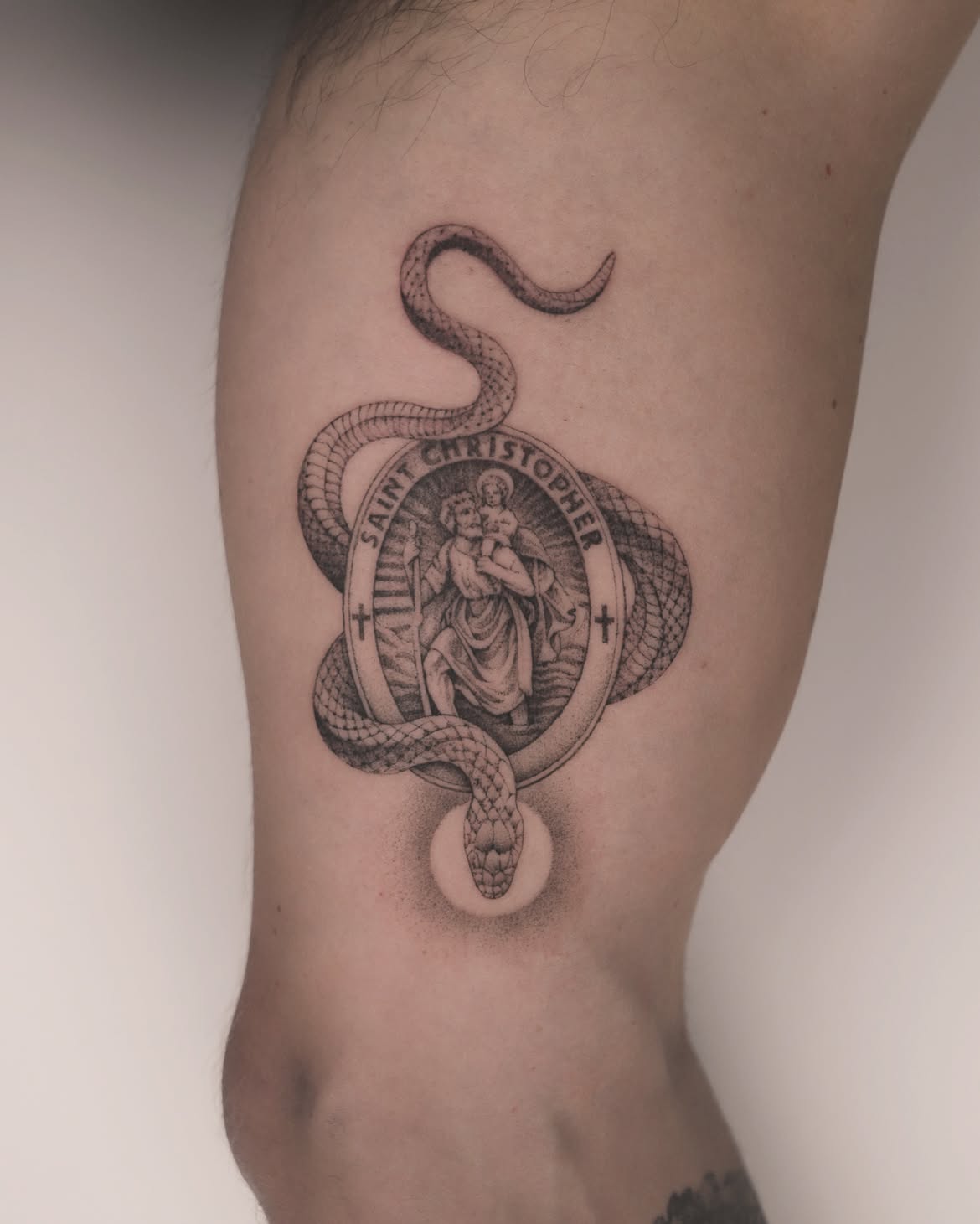 27 Saint Christopher Tattoo Ideas: From Fine Line Protection Symbols to Dramatic Religious Sleeves