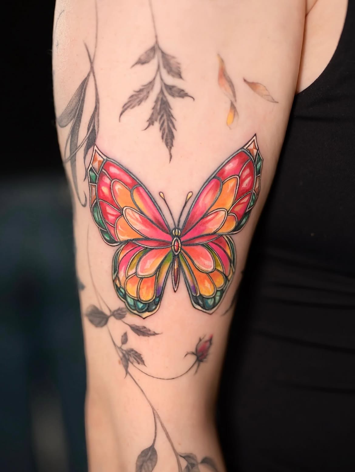 28 Stained Glass Tattoo Ideas: Color, Gothic Detail, and Timeless Designs