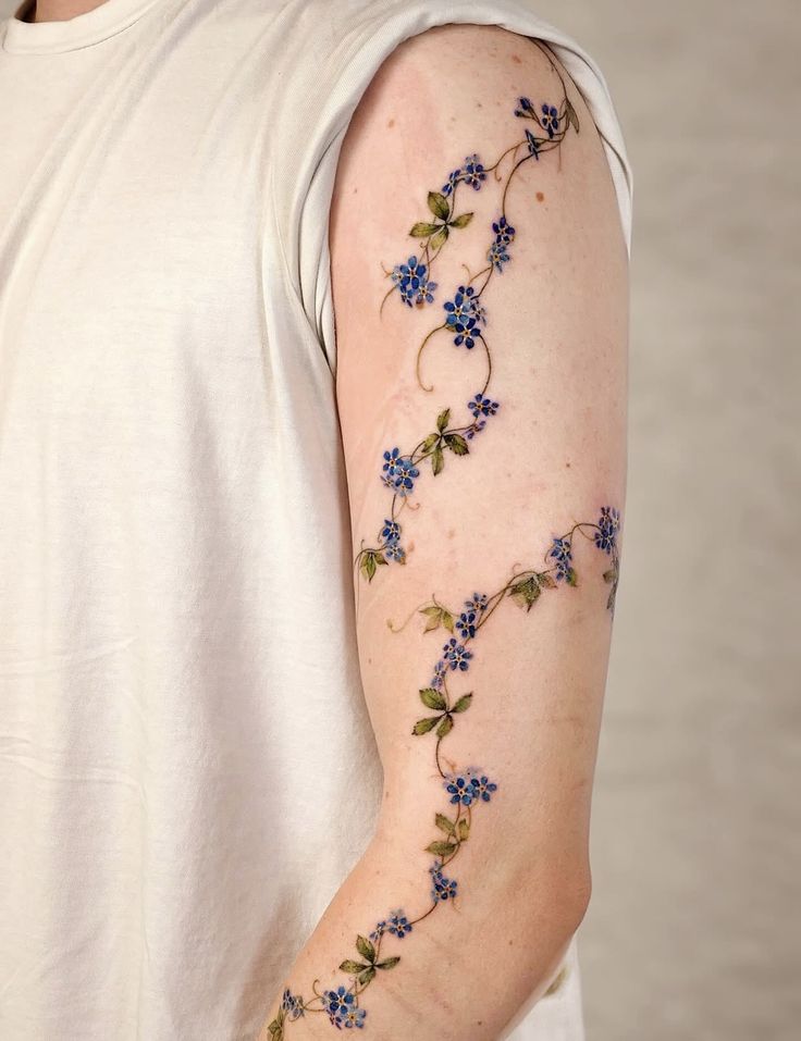 28 Forget Me Not Tattoo Ideas: Delicate Floral Designs with Timeless Meaning