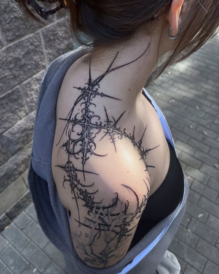 28 Cybersigilism Tattoo Ideas: Dark Lines, Digital Rituals, and Futuristic Body Art