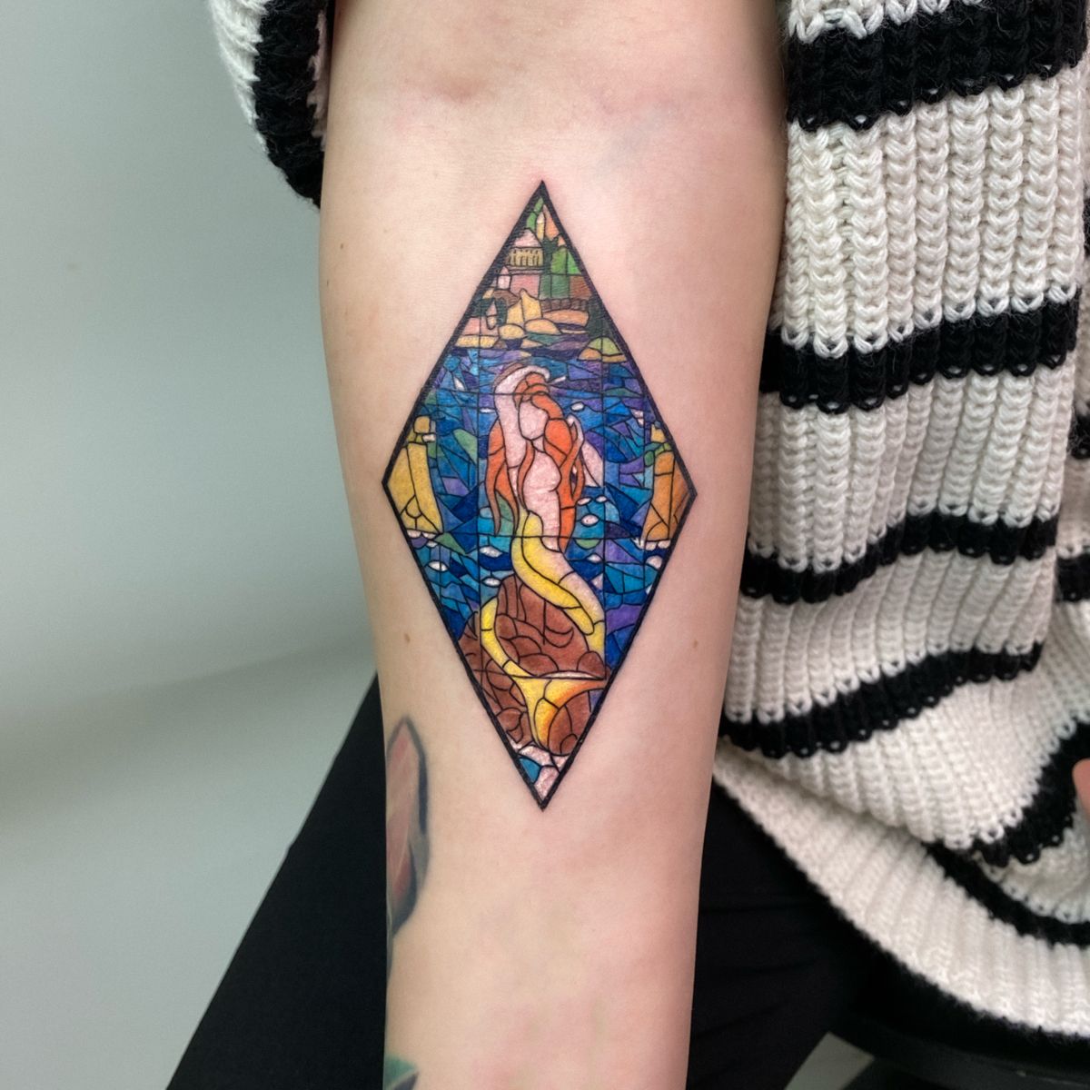 28 Stained Glass Tattoo Ideas: Color, Gothic Detail, and Timeless Designs