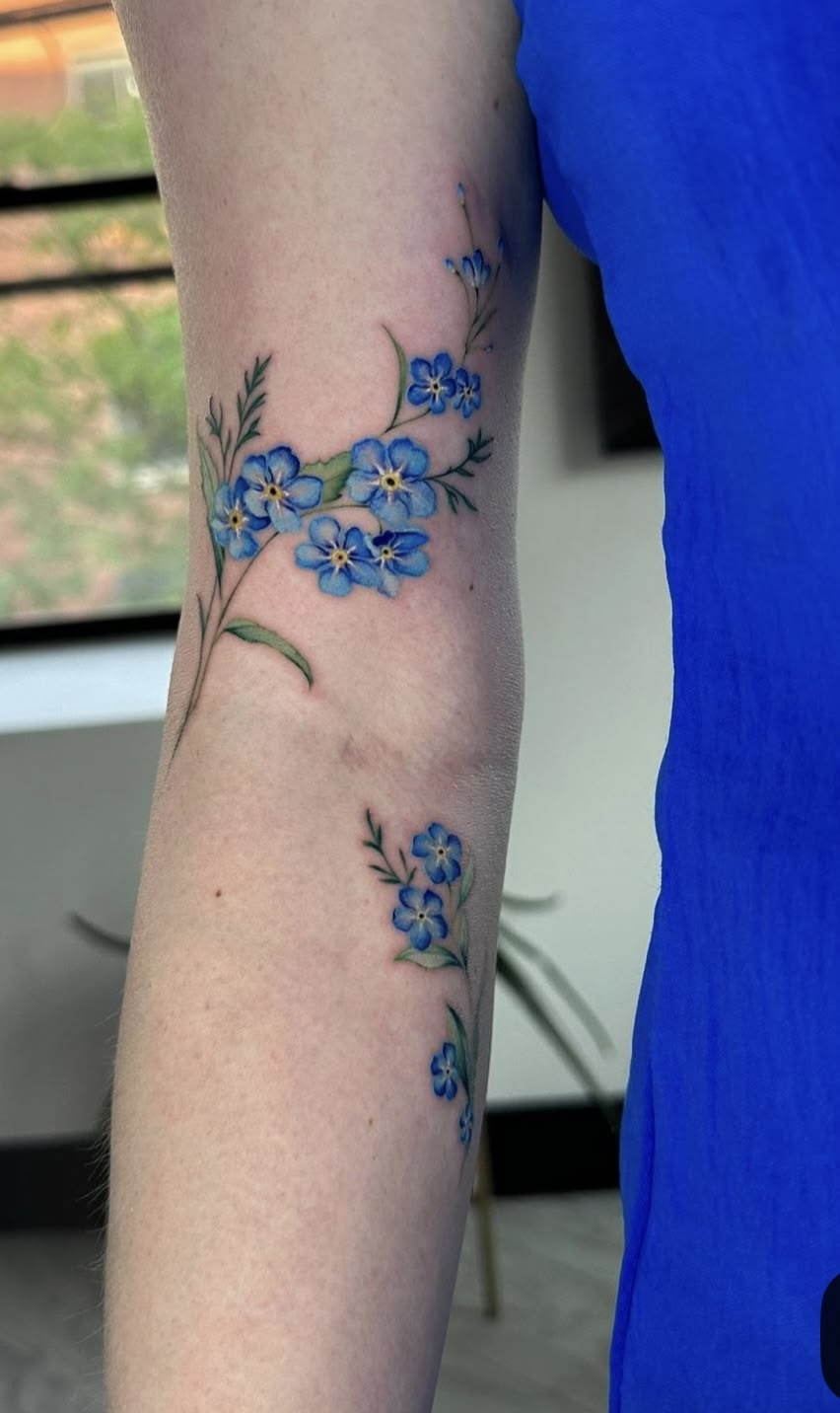 28 Forget Me Not Tattoo Ideas: Delicate Floral Designs with Timeless Meaning