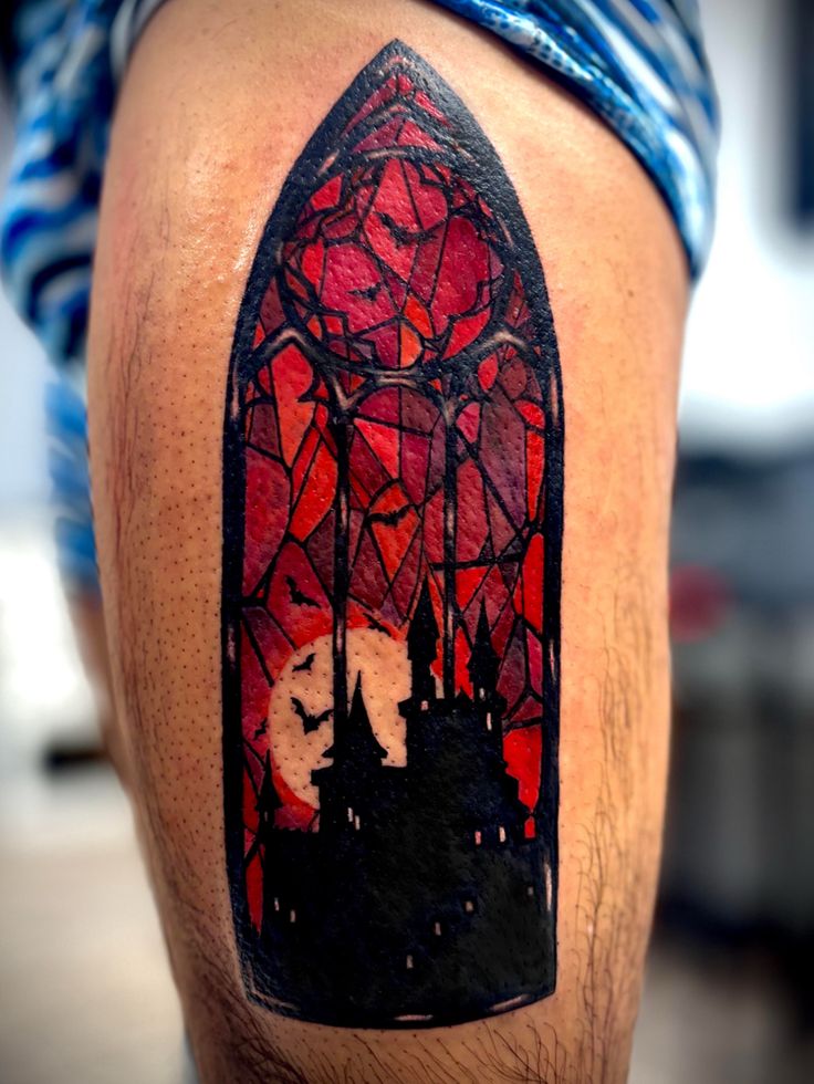 28 Stained Glass Tattoo Ideas: Color, Gothic Detail, and Timeless Designs