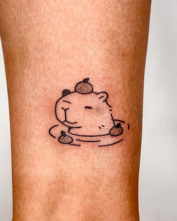 28 Cute Capybara Tattoo Ideas: Minimalist, Realistic, and Funny Designs