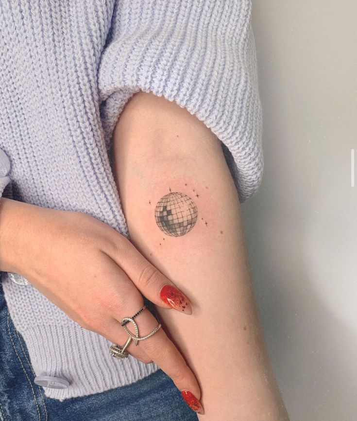 30 Disco Ball Tattoo Ideas: Creative Designs That Bring a Little Sparkle to Your Skin